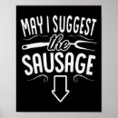Search for funny sausage posters Grill