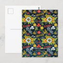 Search for colourful floral pattern postcards Flowers