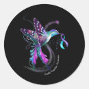 Search for blue hummingbird stickers Purple