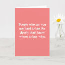 Search for funny wine cards Typography