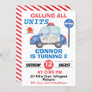 Search for transportation party invitations Watercolor
