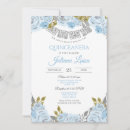 Search for light blue quinceanera invitations Roses