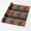 Search for doberman wrapping paper Santa
