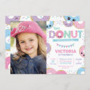 Search for donut party invitations Girl