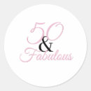 Search for fabulous and 50 stickers Fiftieth