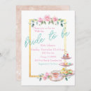 Search for tea with the bride to be bridal shower invitations For her