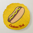 Search for hotdog cushions Food