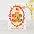 Search for cute gingerbread man christmas cards Snowflakes