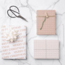 Search for blush christmas wrapping paper Xmas