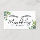 Search for eyebrow business cards Salon