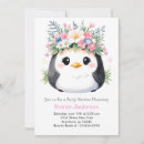 Search for girl penguin invitations Pink