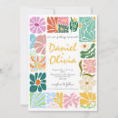 Search for vintage flowers wedding invitations Colourful