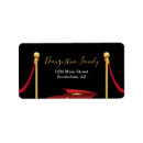 Search for red carpet return address labels Birthday