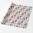 Search for alpaca christmas wrapping paper Santa