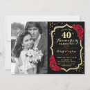 Search for photo 40th invitations Elegant
