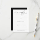 Search for dietary restrictions wedding rsvp cards Elegant
