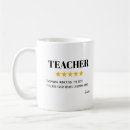 Search for five star mugs Teacher