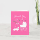 Search for pink grey baby shower cards Girl
