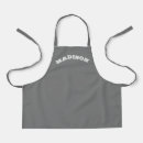 Search for grey on dark aprons For kids
