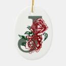Search for initial j christmas tree decorations Floral