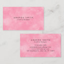Search for cloud business cards Pink