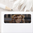Search for graduation thank you return address labels Elegant