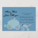 Search for cinderella blue invitations Elegant
