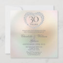 Search for square 30th anniversary invitations 30 years