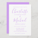 Search for lilac invitations Simple