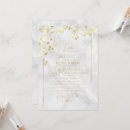 Search for golden frame wedding invitations Watercolor