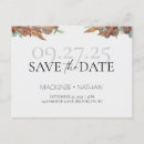 Search for fall wedding save date postcards Autumn