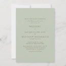 Search for sage and gold wedding invitations Simple