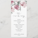 Search for dusty rose wedding programmes Ceremony