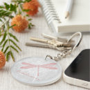 Search for pink damask key rings Elegant