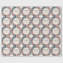 Search for americana gift wrap Red white blue