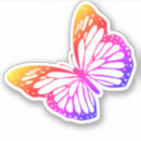 Search for butterfly silhouette stickers Colourful