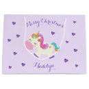 Search for unicorn christmas gift bags Glitter