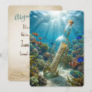Search for fish save the dates Underwater