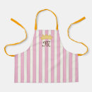 Search for monogram kid aprons Girly