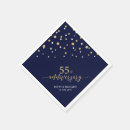 Search for 55th anniversary napkins Gold