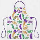 Search for mardi gras aprons Green