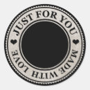 Search for just for you stickers Handmade