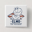 Search for elmo badges Elmo for president