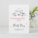 Search for be my valentine invitations White