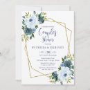Search for geometric frame bridal shower invitations Chic