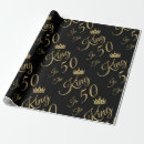 Search for 50th gift wrap Turning 50