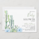 Search for cacti baby shower invitations Succulents