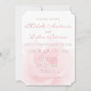 Search for elegant vintage shabby chic wedding invitations Pink