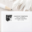 Search for stripped return address labels Charlie brown