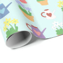 Search for plants wrapping paper Watering can
